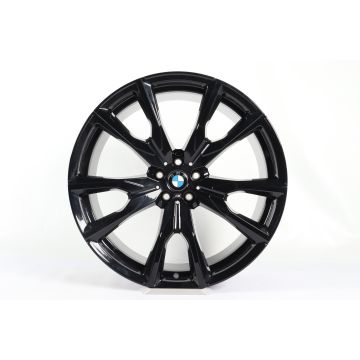 1x Vorderachse BMW Alufelge X7 G07 22 Zoll Styling 755 M V-Speiche