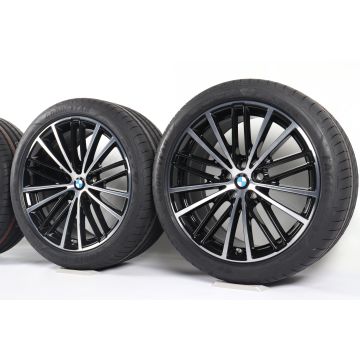 BMW Velgen met Zomerbanden 5 Serie G30 G31 19 Inch Styling 635 V-Speiche