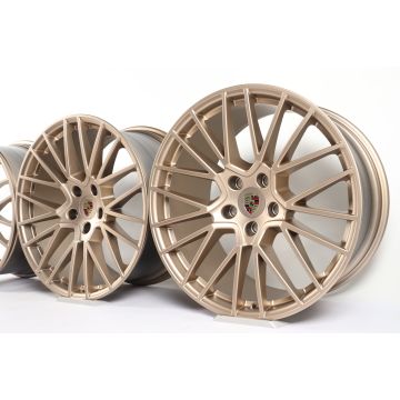 4x Porsche Felgensatz Cayenne E3 21 Zoll "RS Spyder Rad"
