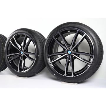 BMW Sommerkompletträder 3er G20 G21 2er G42 4er G22 G23 19 Zoll Styling 791 M Doppelspeiche