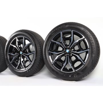BMW Sommerkompletträder X3 G01 X4 G02 19 Zoll Styling 887 M Y-Speiche
