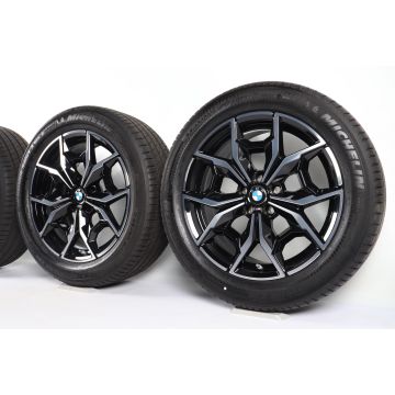 BMW Sommerkompletträder X3 G01 X4 G02 19 Zoll Styling 887 M Y-Speiche