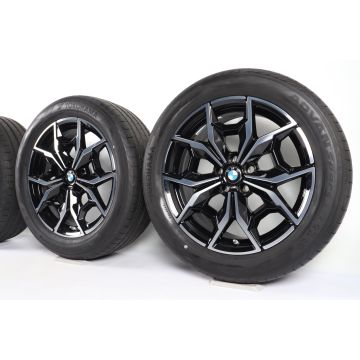 BMW Sommerkompletträder X3 G01 X4 G02 19 Zoll Styling 887 M Y-Speiche
