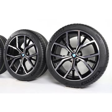 BMW Sommerkompletträder 5er G30 G31 19 Zoll Styling 845 M Y-Speiche