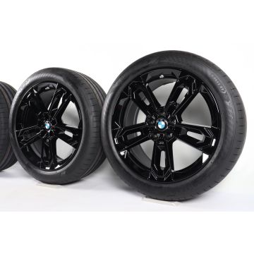 BMW Sommerkompletträder X1 U11 iX1 U11 X2 U10 19 Zoll Styling 871 M Doppelspeiche