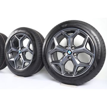 BMW Sommerkompletträder X1 F48 X2 F39 18 Zoll Styling 569 Y-Speiche