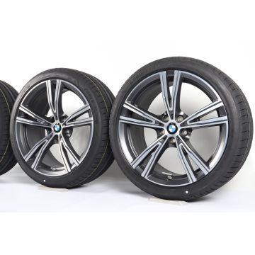 BMW Velgen met Zomerbanden 3 Serie G20 G21 4 Serie G22 G23 19 Inch Styling 793i Doppelspeiche