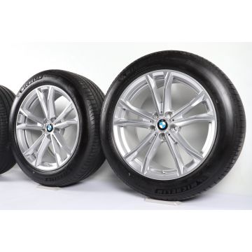 BMW Sommerkompletträder 7er G70 i7 G70 X3 G45 19 Zoll Styling 903 Doppelspeiche