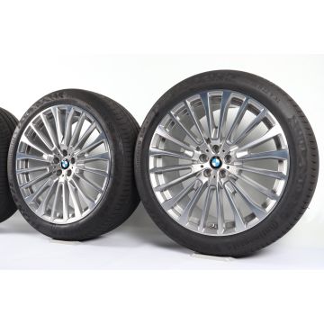 BMW Sommerkompletträder X7 G07 22 Zoll Styling 757 Y-Speiche