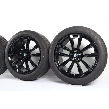 BMW Sommerkompletträder X3 G01 X4 G02 20 Zoll Styling 699 M Doppelspeiche