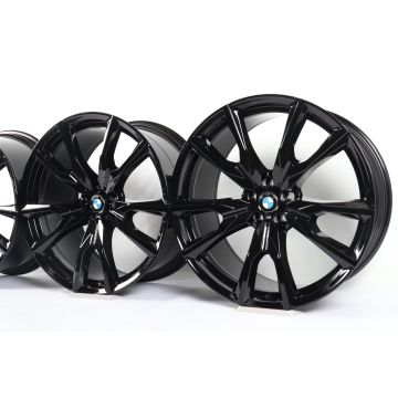 4x BMW Alufelgen X7 G07 22 Zoll Styling 755 M V-Speiche