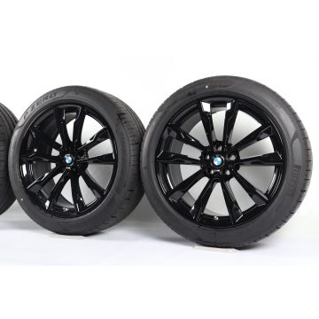 BMW Sommerkompletträder X3 G01 X4 G02 20 Zoll Styling 699 M Doppelspeiche