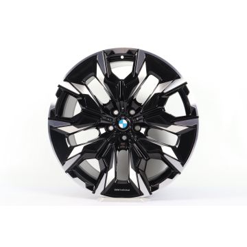1x Rear axle BMW Alloy Rim i5 G60 G61 21 Inch Styling 954i Aerodynamik