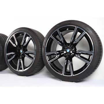 BMW Sommerkompletträder X5 G05 X6 G06 22 Zoll Styling 747 M Doppelspeiche