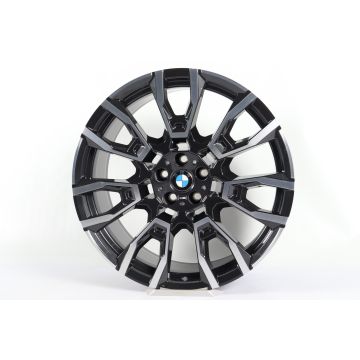 1x Rear axle BMW Alloy Rim X5 G05 X6 G06 21 Inch Styling 915 M Y-Spoke