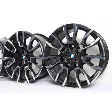 4x BMW Alloy Rims X5 G05 X6 G06 21 Inch Styling 915 M Y-Speiche