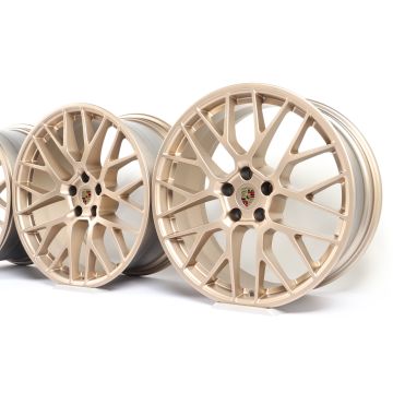 4x Porsche Alufelgen Macan I + II 20 Zoll "RS Spyder Design"