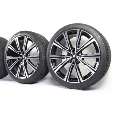 BMW Winterkompletträder X5 G05 X6 G06 22 Zoll Styling 746i V-Speiche
