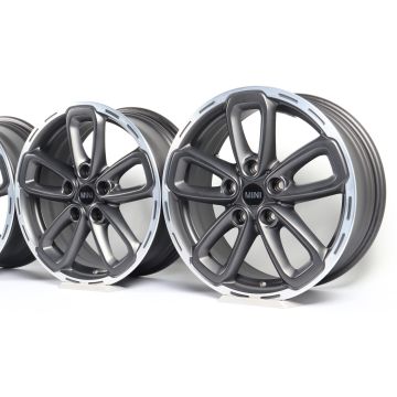 4x MINI Alufelgen R60 Countryman R61 17 Zoll Styling 5-Star Triangle Spoke R141