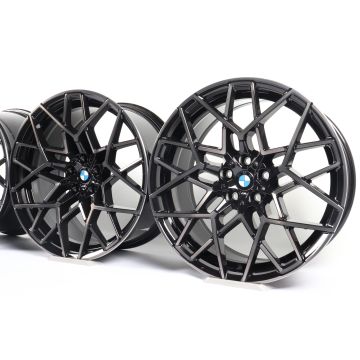 4x BMW Alufelgen M8 F91 F92 F93 20 Zoll Styling 813 M Sternspeiche