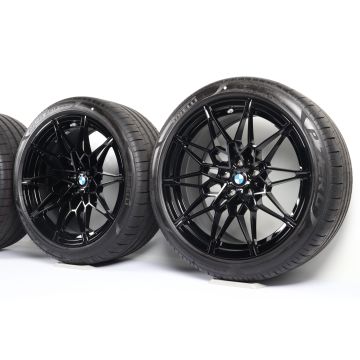 BMW Sommerkompletträder M2 G87 M3 G80 G81 M4 G82 G83 19 Zoll 20 Zoll Styling 826 M Doppelspeiche