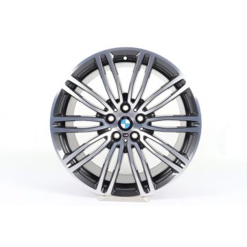 1x Vooras BMW Velg 5 Serie G30 19 Inch Styling 664 M Doppelspeiche
