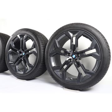 BMW Winterkompletträder X5 G05 X6 G06 21 Zoll Styling 744 Y-Speiche