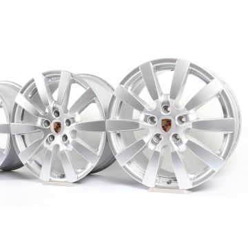 4x Porsche Alufelgen Cayenne E2 + E2 II 20 Zoll "958 Sport Design II"