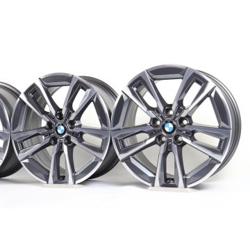 4x BMW Alufelgen X1 U11 2er U06 iX1 U11 X2 U10 iX2 U10 17 Zoll Styling 834 M Doppelspeiche