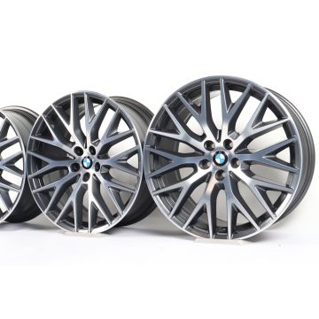 4x BMW Alufelgen 5er G30 G31 20 Zoll Styling 636 Kreuzspeiche