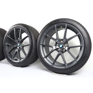 BMW Winterkompletträder 3er G20 G21 2er G42 4er G22 G23 19 Zoll Styling 898 M Y-Speiche
