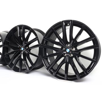 4x BMW Alufelgen X5 G05 X6 G06 22 Zoll Styling 742 M Doppelspeiche