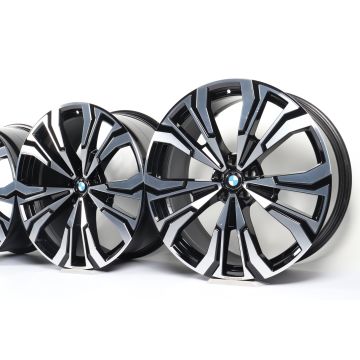 4x BMW Alloy Rims X7 G07 23 Inch Styling 914 Individual V-Spoke