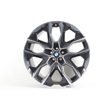 1x Front axle BMW Alloy Rim X7 G07 22 Inch Styling 913 M Doppelspeiche