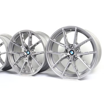 4x BMW Alloy Rims M5 F90 M8 F91 F92 20 Inch Styling 863 M Y-Spoke