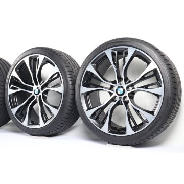 BMW Sommerkompletträder X3 F25 X4 F26 21 Zoll Styling 599 M Doppelspeiche