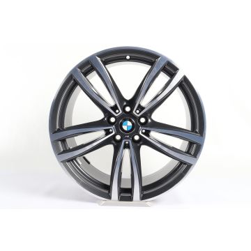 1x Vorderachse BMW Alufelge 6er G32 7er G11 G12 19 Zoll Styling 647 M Doppelspeiche