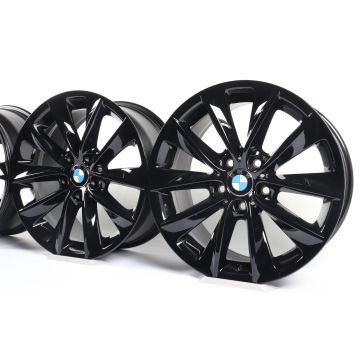 4x BMW Sommerkompletträder X3 F25 X4 F26 18 Zoll Styling 307 V-Speiche