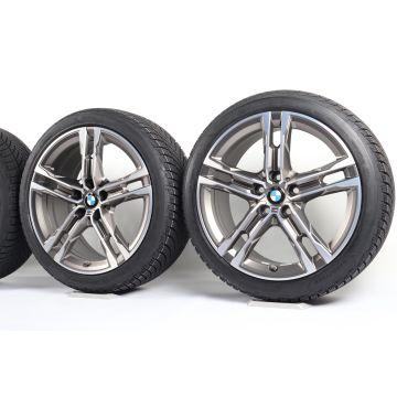 BMW Velgen met Winterbanden 1 Serie F40 2 Serie F44 18 Inch Styling 556 M Doppelspeiche
