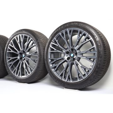 BMW Sommerkompletträder X5 G05 X6 G06 22 Zoll Styling 745i Y-Speiche