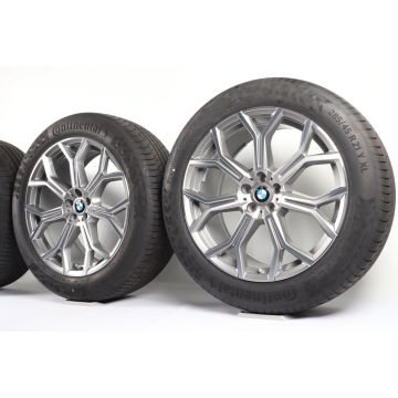 BMW Sommerkompletträder X7 G07 21 Zoll Styling 753 Y-Speiche