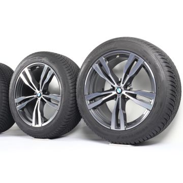 BMW Velgen met Winterbanden X7 G07 21 Inch Styling 754 M Doppelspeiche