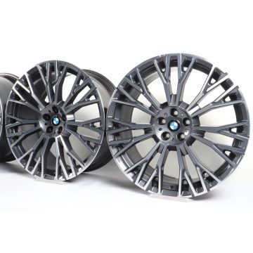 4x BMW Velgen X5 G05 X6 G06 22 Inch Styling 745i Y-spaak