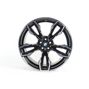 1x Hinterachse BMW Alufelge X3 G01 X4 G02 21 Zoll Styling 718 M Doppelspeiche
