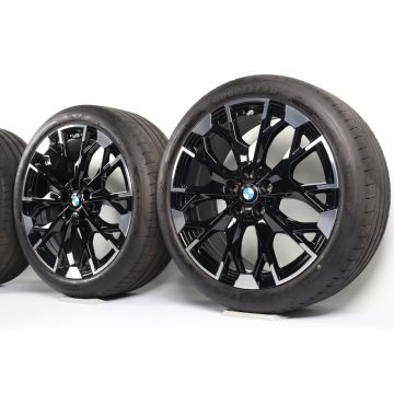 BMW Velgen met Zomerbanden 2 Serie F74 1 Serie F70 19 Inch Styling 977 M V-Speiche