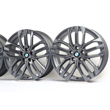 4x BMW Velgen X1 U11 iX1 U11 X2 U10 U25 18 Inch Styling 879 Doppelspeiche