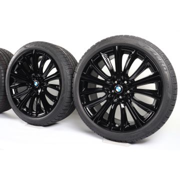 BMW Winterkompletträder 6er G32 7er G11 G12 20 Zoll Styling 628 V-Speiche