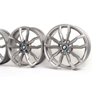 4x BMW Alufelgen 1er F40 2er F44 X1 F48 X2 F39 18 Zoll Styling 711 Y-Speiche