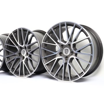 4x Porsche Alufelgen Cayenne E3 + E3 II 21 Zoll "RS Spyder Design"