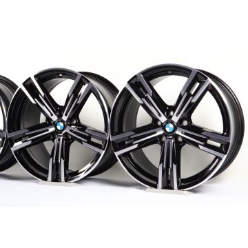 4x BMW Alloy Rims 3 Series G20 G21 2 Series G42 4 Series G22 G23 18 Inch Styling 848 M Doppelspeiche